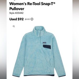 Women’s Retool Snap-T Pullover fleece - sky blue